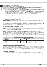 Предварительный просмотр 8 страницы ECG ETF 1270 DA++ Instruction Manual