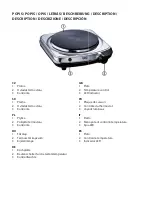 Preview for 2 page of ECG EV 1501 Instruction Manual