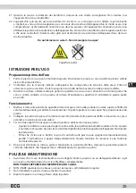 Предварительный просмотр 25 страницы ECG EV 1501 Instruction Manual