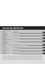 Предварительный просмотр 32 страницы ECG EV 1501 Instruction Manual