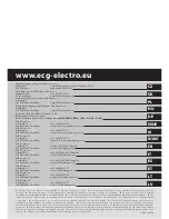 Предварительный просмотр 56 страницы ECG ev 2510 Instruction Manual