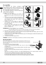 Предварительный просмотр 40 страницы ECG EWF 1053 MD Instruction Manual