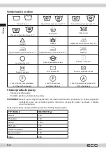 Предварительный просмотр 54 страницы ECG EWF 1053 MD Instruction Manual