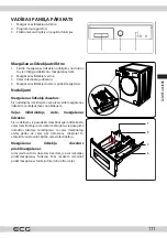 Предварительный просмотр 111 страницы ECG EWF 1053 MD Instruction Manual