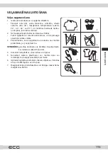 Предварительный просмотр 113 страницы ECG EWF 1053 MD Instruction Manual