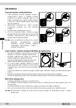 Предварительный просмотр 130 страницы ECG EWF 1053 MD Instruction Manual