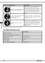 Предварительный просмотр 144 страницы ECG EWF 1053 MD Instruction Manual