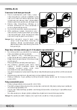 Предварительный просмотр 171 страницы ECG EWF 1053 MD Instruction Manual