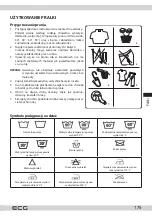 Предварительный просмотр 175 страницы ECG EWF 1053 MD Instruction Manual