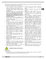 Предварительный просмотр 27 страницы ECG EWF 1062 DA+++ Instruction Manual