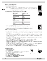 Предварительный просмотр 34 страницы ECG EWF 1062 DA+++ Instruction Manual