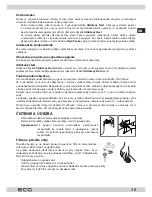 Предварительный просмотр 39 страницы ECG EWF 1062 DA+++ Instruction Manual