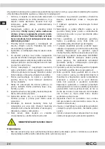 Предварительный просмотр 24 страницы ECG EWF 1064 DA+++ Instruction Manual