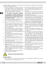 Предварительный просмотр 44 страницы ECG EWF 1064 DA+++ Instruction Manual