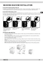 Предварительный просмотр 47 страницы ECG EWF 1064 DA+++ Instruction Manual