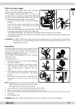 Предварительный просмотр 19 страницы ECG EWF 1064 DD Instruction Manual