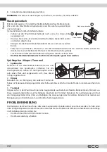 Предварительный просмотр 42 страницы ECG EWF 1064 DD Instruction Manual