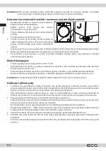 Предварительный просмотр 52 страницы ECG EWF 1064 DD Instruction Manual