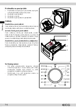 Предварительный просмотр 74 страницы ECG EWF 1064 DD Instruction Manual