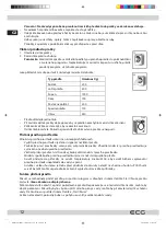 Предварительный просмотр 12 страницы ECG EWF 1280 IDA+++ Instruction Manual