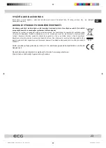 Предварительный просмотр 23 страницы ECG EWF 1280 IDA+++ Instruction Manual