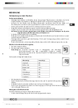 Предварительный просмотр 57 страницы ECG EWF 1280 IDA+++ Instruction Manual