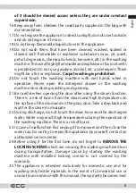 Preview for 5 page of ECG EWF 601000 BlackLine Instruction Manual