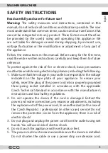 Preview for 3 page of ECG EWFS 1063 DE Instruction Manual