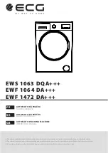 Предварительный просмотр 1 страницы ECG EWS 1063 DQA+++ Instruction Manual