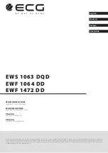 ECG EWS 1063 DQD Instruction Manual предпросмотр