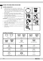 Preview for 12 page of ECG EWS 1063 DQD Instruction Manual