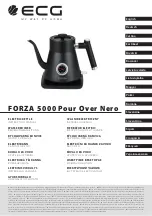 ECG FORZA 5000 Pour Over Nero Instruction Manual preview