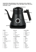 Preview for 2 page of ECG FORZA 5000 Pour Over Nero Instruction Manual