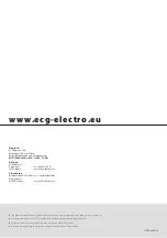 Предварительный просмотр 52 страницы ECG Forza 6600 Metallo Instruction Manual