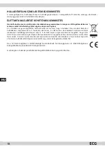 Предварительный просмотр 18 страницы ECG FS 40N Instruction Manual