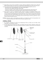 Предварительный просмотр 20 страницы ECG FS 40N Instruction Manual