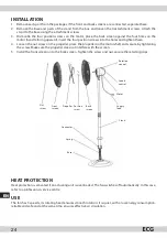 Предварительный просмотр 24 страницы ECG FS 40N Instruction Manual