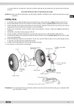 Preview for 7 page of ECG FT 30 Instruction Manual