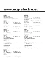 Предварительный просмотр 128 страницы ECG GRS 3820 Magnetic Instruction Manual