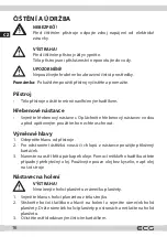 Preview for 16 page of ECG GRS 4520 Instruction Manual