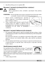 Preview for 14 page of ECG GRS 5540 CC Instruction Manual