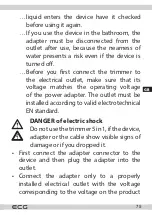 Preview for 75 page of ECG GRS 5540 CC Instruction Manual