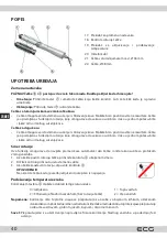 Предварительный просмотр 40 страницы ECG HK 130 ionic Instruction Manual