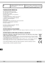 Предварительный просмотр 110 страницы ECG IV 18 Instruction Manual