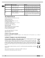 Preview for 10 page of ECG IV 29 Instruction Manual