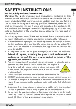 Preview for 5 page of ECG KG 2033 Duo Grill & Waffle Instruction Manual