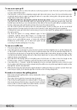 Preview for 9 page of ECG KG 2033 Duo Grill & Waffle Instruction Manual