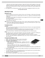 Предварительный просмотр 25 страницы ECG KG 300 deluxe Instruction Manual