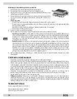 Предварительный просмотр 30 страницы ECG KG 300 deluxe Instruction Manual