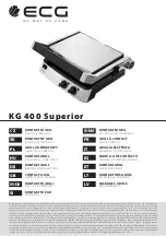 ECG KG 400 Superior Instruction Manual preview